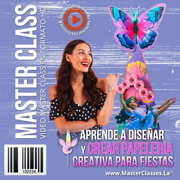 APRENDE A DISEÑAR Y CREAR PAPELERÍA CREATIVA PARA FIESTAS